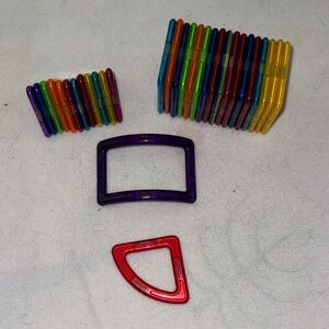 Colorful Magnetic Building Blocks Set